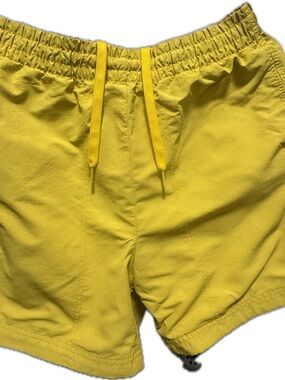 MLB Yellow Elastic Waist Athletic Shorts